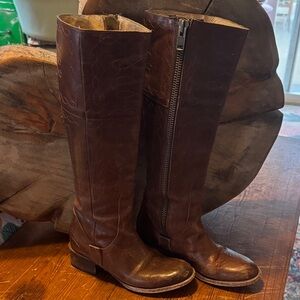 Freebird by Steven Dark Brown Over the Knee Boots